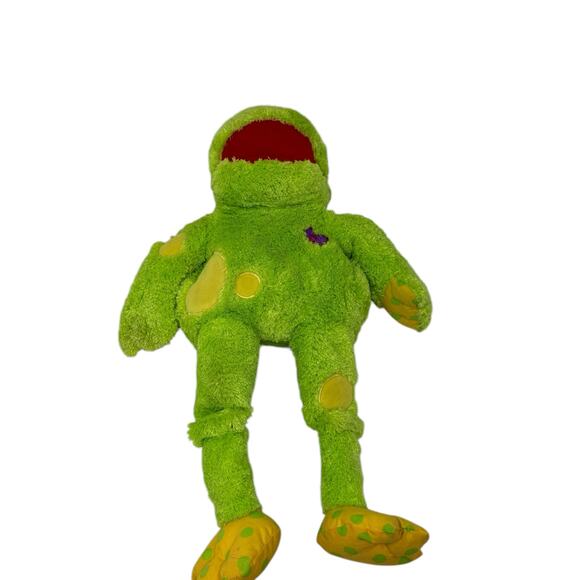 Gymboree Play And Music Green Frog Puppet Plush Toy 18 Months & Up 16 Inch NEW - Picture 7 of 14
